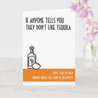 Tequila Lover's Standard Orange Birthday