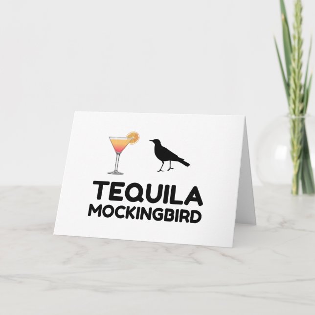 TEQUILA MOCKINGBIRD HOLIDAY CARD (Front)