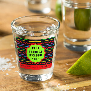 Tequila O'Clock Personalised Event Shot Glass
