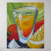 Tequila Shot & Red Chilli Pepper Fine Art Posters