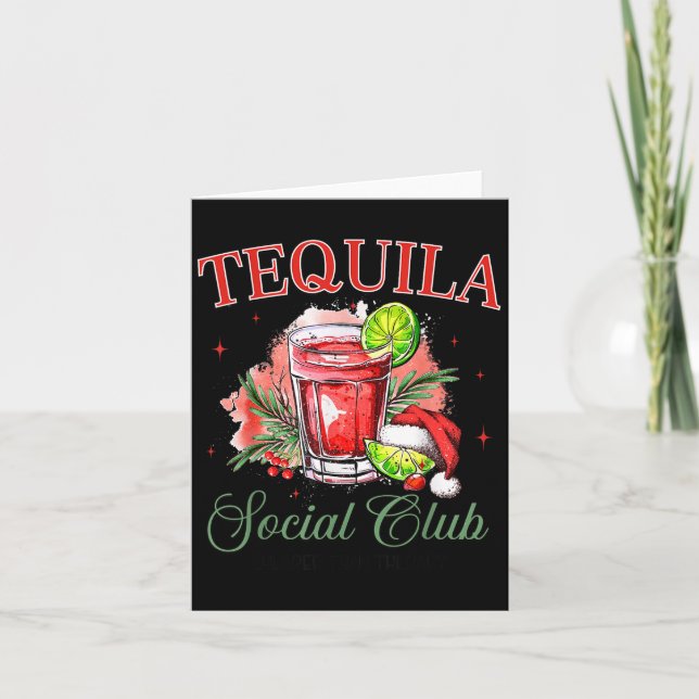Tequila Social Club Tequila Tail Club Drinking Chr Card (Front)