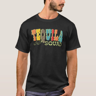 Tequila Squad Cinco De Mayo For Men Women Retro T-Shirt