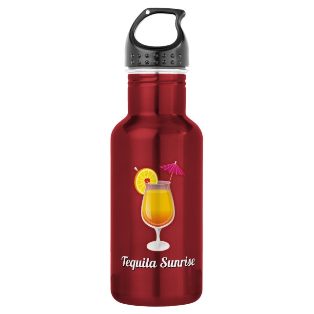 Tequila sunrise 532 ml water bottle (Front)