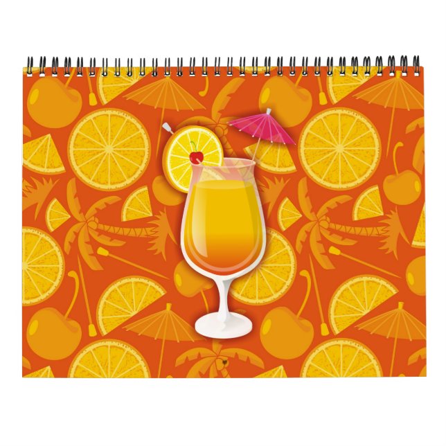 Tequila sunrise calendar (Back)