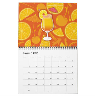 Tequila sunrise calendar
