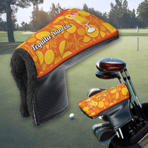 Tequila Sunrise Cocktail Golf Head Cover