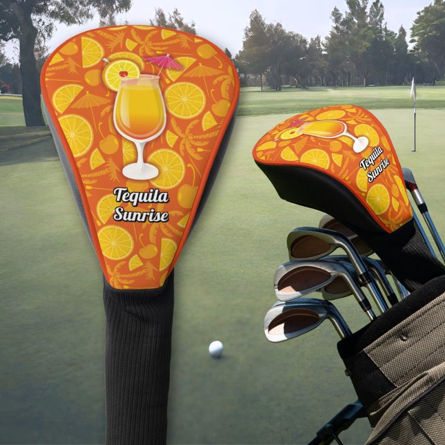 Tequila Sunrise Cocktail Golf Head Cover (Creator Uploaded)