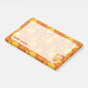 Tequila Sunrise Cocktail Post-it Notes