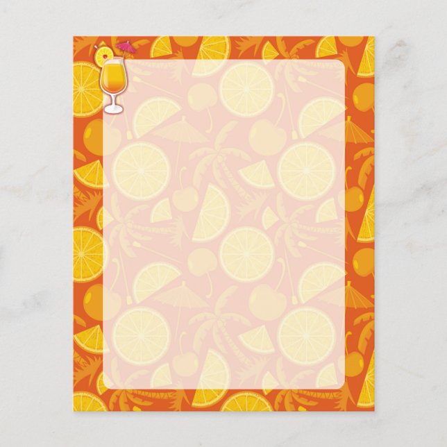 Tequila sunrise flyer (Front)