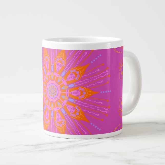 Tequila Sunrise Jumbo Coffee Mug (Front Right)