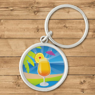 Tequila Sunrise Key Ring