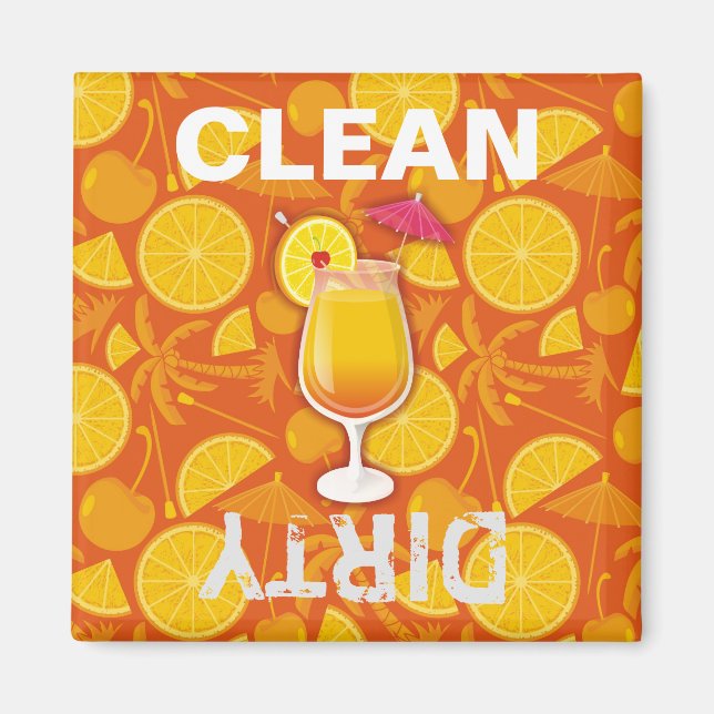 Tequila sunrise magnet (Front)