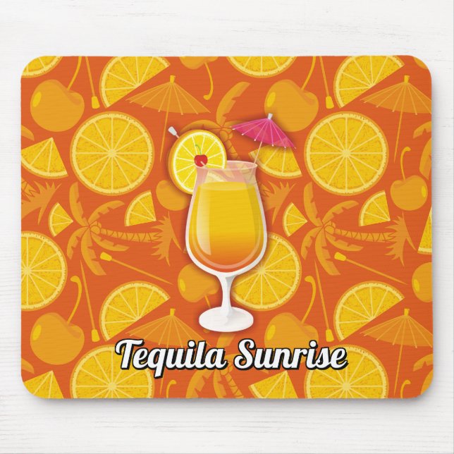 Tequila sunrise mouse pad (Front)