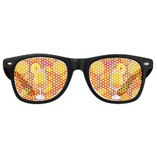 Tequila sunrise retro sunglasses