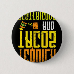 Tequila Tacos Bestfriends Funny Cinco De Mayo Drin 6 Cm Round Badge