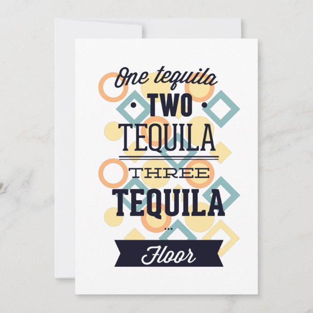 Tequila Thank You Card (Front)