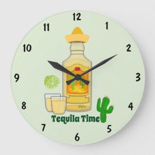 Tequila Time Wall Clock