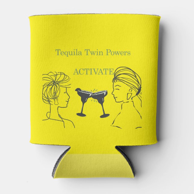 Tequila Twin Powers can cooler (Front)