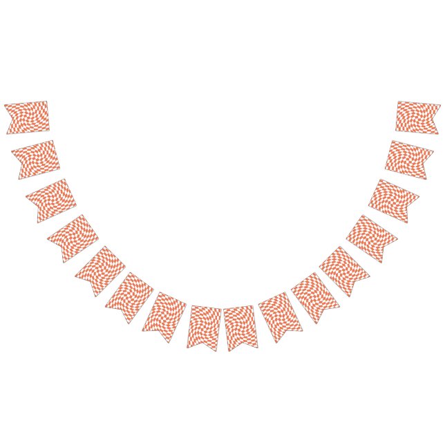 Teracotta Wedding Collection Check Chequered   Bunting (All)