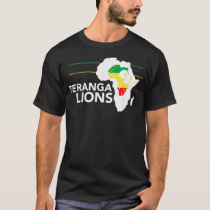 Teranga Lions Senegal Soccer Football Gift T-Shirt