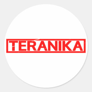 Teranika Stamp Classic Round Sticker