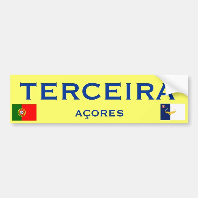 Terceira* Bumper Sticker (Front)