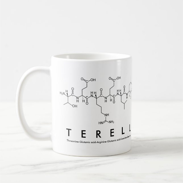 Terell peptide name mug (Left)