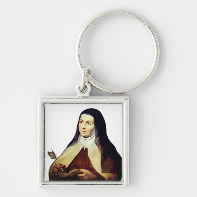 Teresa of Ávila by Rubens Key Ring (Front)