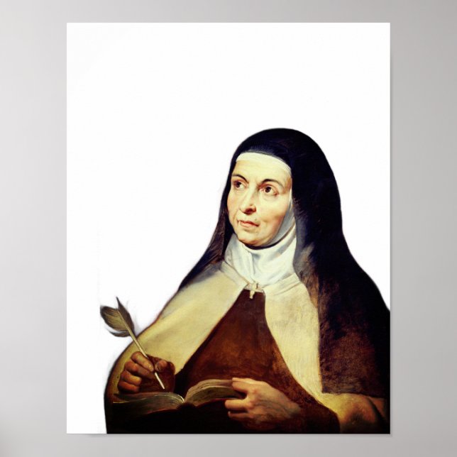 Teresa of Ávila by Rubens Poster (Front)