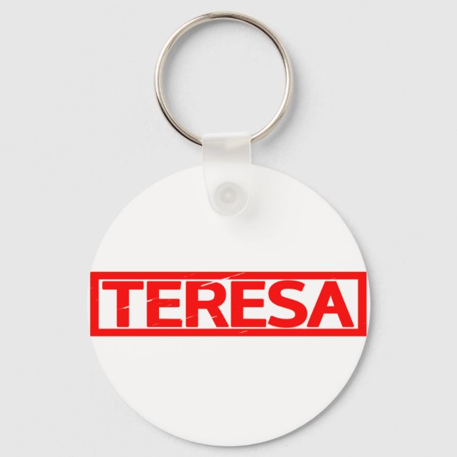 Teresa Stamp Key Ring (Front)