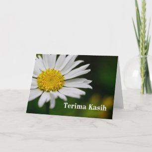 Terima kasih - Thank you in Malay and Indonesian