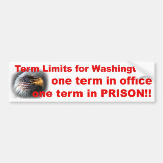 Term Limits Bumper Sticker