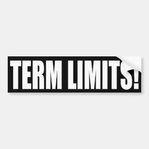 Term Limits NOW! Bumper Sticker