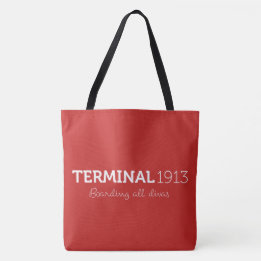 Terminal 1913 Large Red Tote