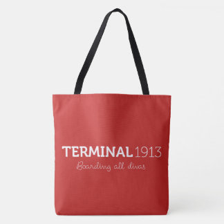 Terminal 1913 Large Red Tote