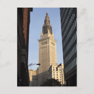 Terminal Tower, View from Street Postcard