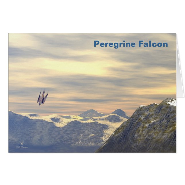 Terminal Velocity Peregrine Falcon (Front Horizontal)