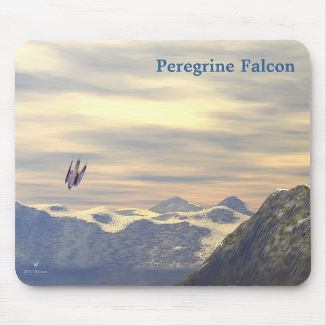 Terminal Velocity Peregrine Falcon Mouse Pad (Front)