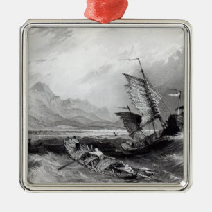Termination of the Great Wall of China Metal Tree Decoration