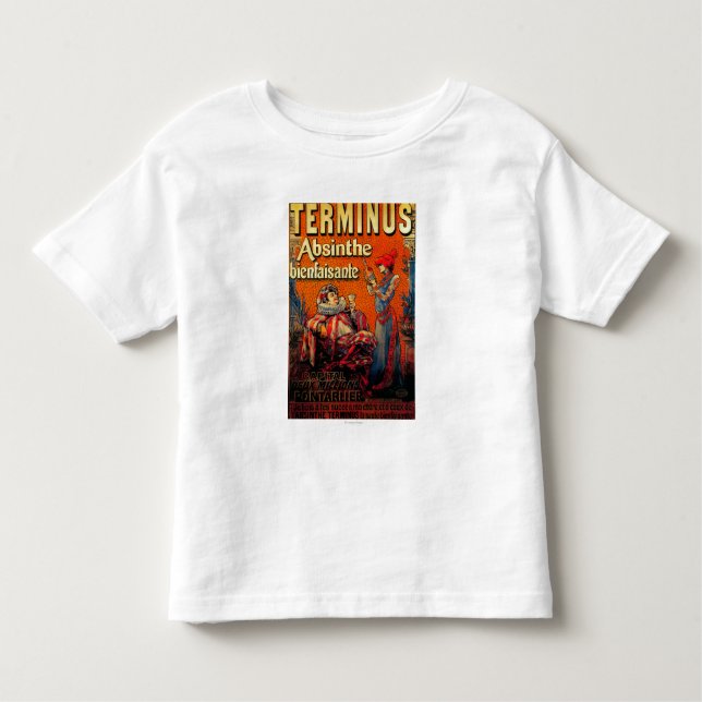Terminus Absinthe Vintage PosterEurope Toddler T-Shirt (Front)