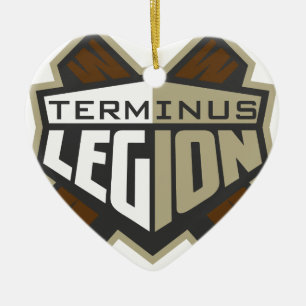 Terminus Legion Standard Logo Ceramic Ornament