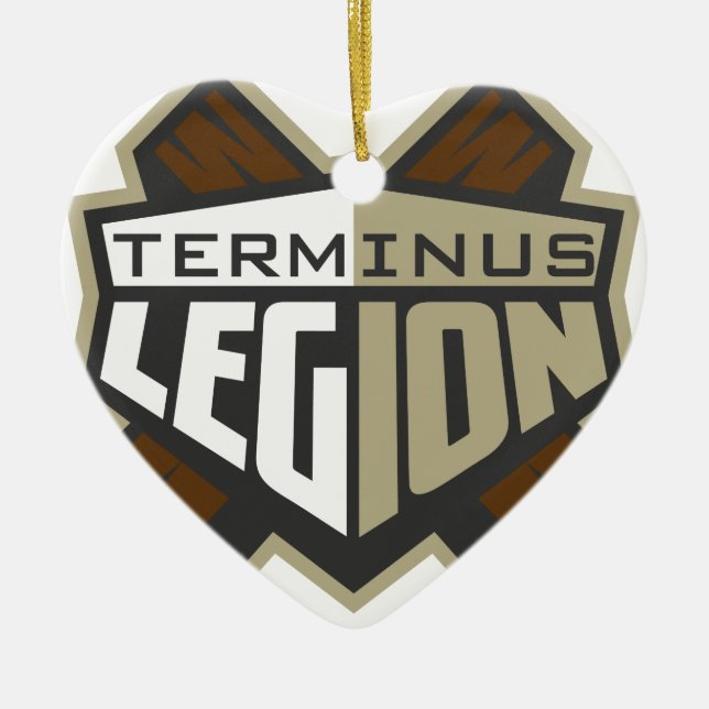 Terminus Legion Standard Logo Ceramic Ornament (Front)