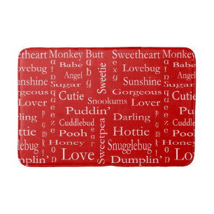 Terms Of Endearment by Shirley Taylor Bath Mat