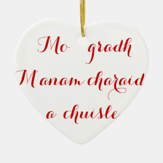 Terms of Endearment; Valentines Ceramic Tree Decoration