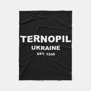 Ternopil Ukraine  Fleece Blanket