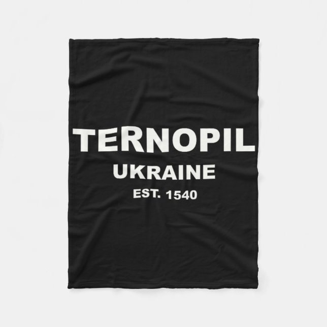 Ternopil Ukraine  Fleece Blanket (Front)