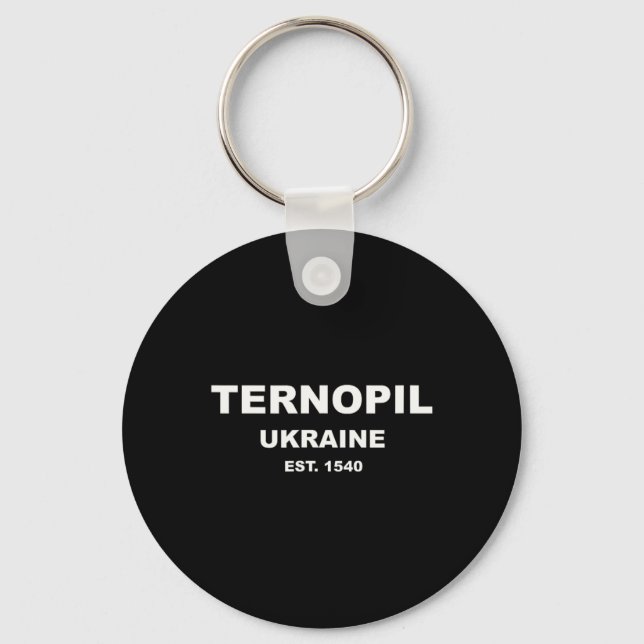 Ternopil Ukraine  Key Ring (Front)