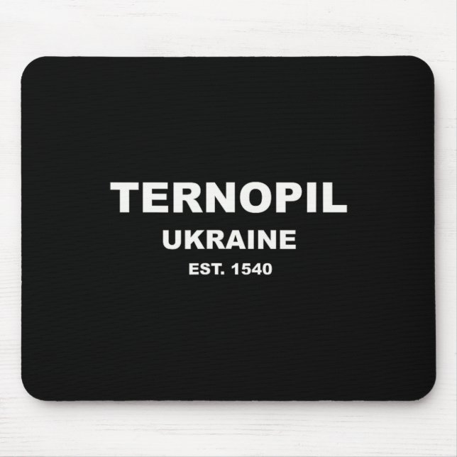 Ternopil Ukraine  Mouse Pad (Front)