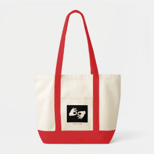 terp, I LOVE ASL Tote Bag