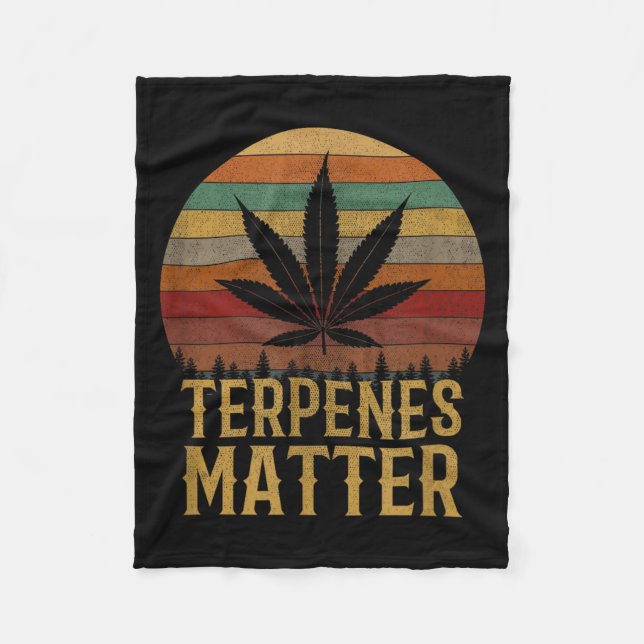 Terpenes Fleece Blanket (Front)